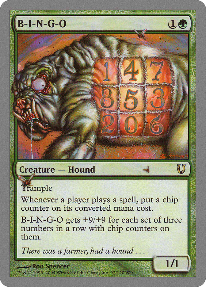 B-I-N-G-O 92/140 (Unhinged)  - Foil | Good Games Modbury