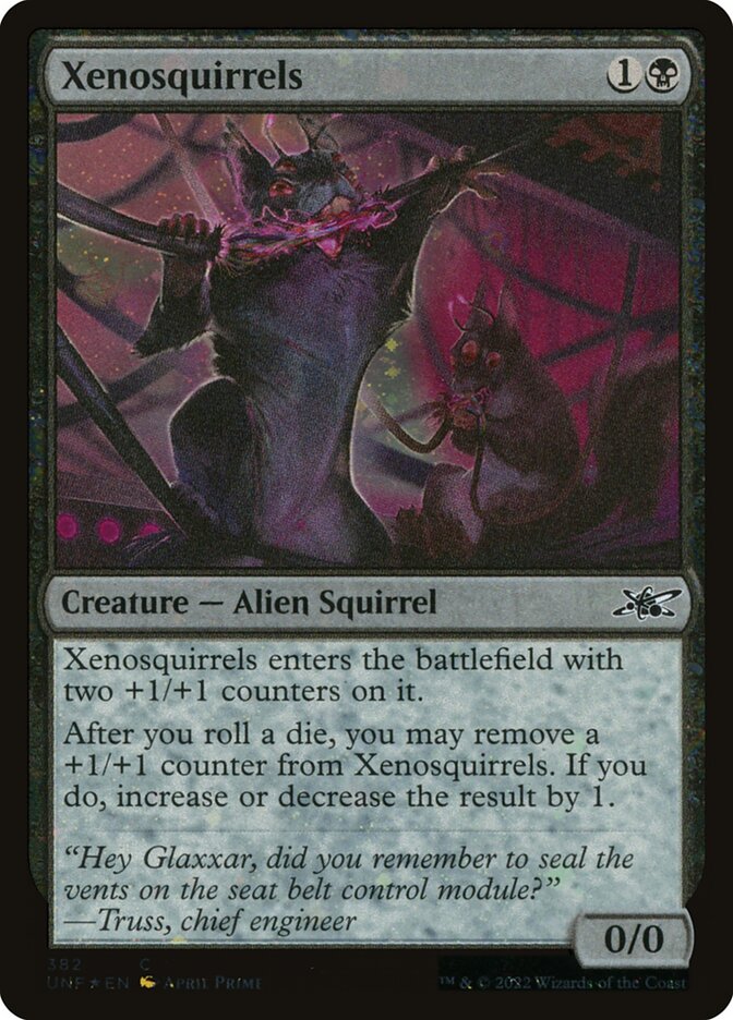 Xenosquirrels 382/244 (Unfinity)  - Foil | Good Games Modbury