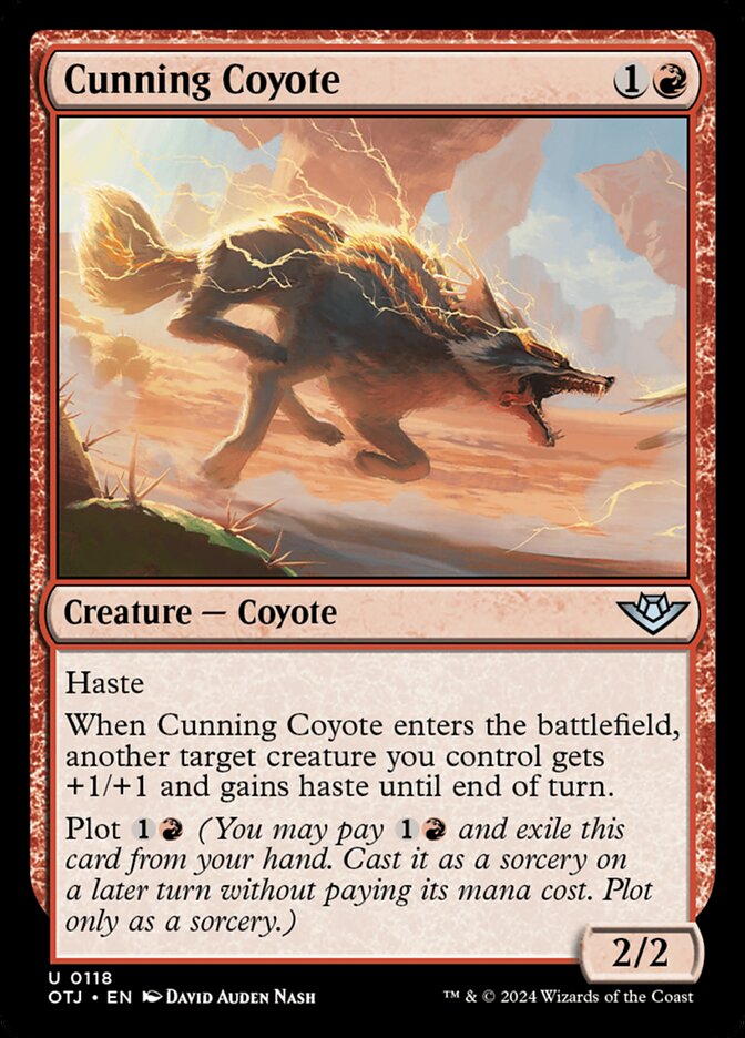 Cunning Coyote 118/286 (Outlaws of Thunder Junction)  | Good Games Modbury