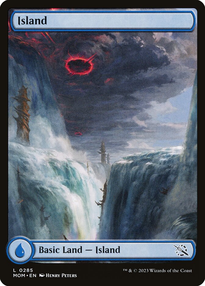 Island 285/291 (March of the Machine)  - Full Art | Good Games Modbury