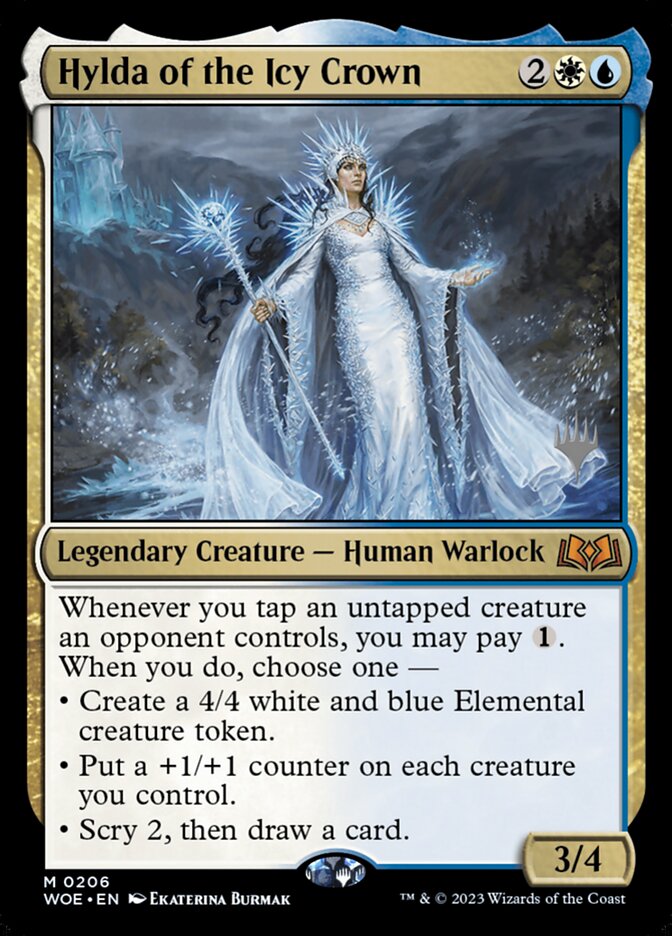 Hylda of the Icy Crown 206p/200 (Promo Pack: Wilds of Eldraine)  - Foil | Good Games Modbury