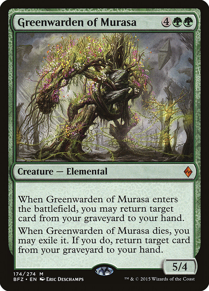 Greenwarden of Murasa 174/274 (Battle for Zendikar)  | Good Games Modbury