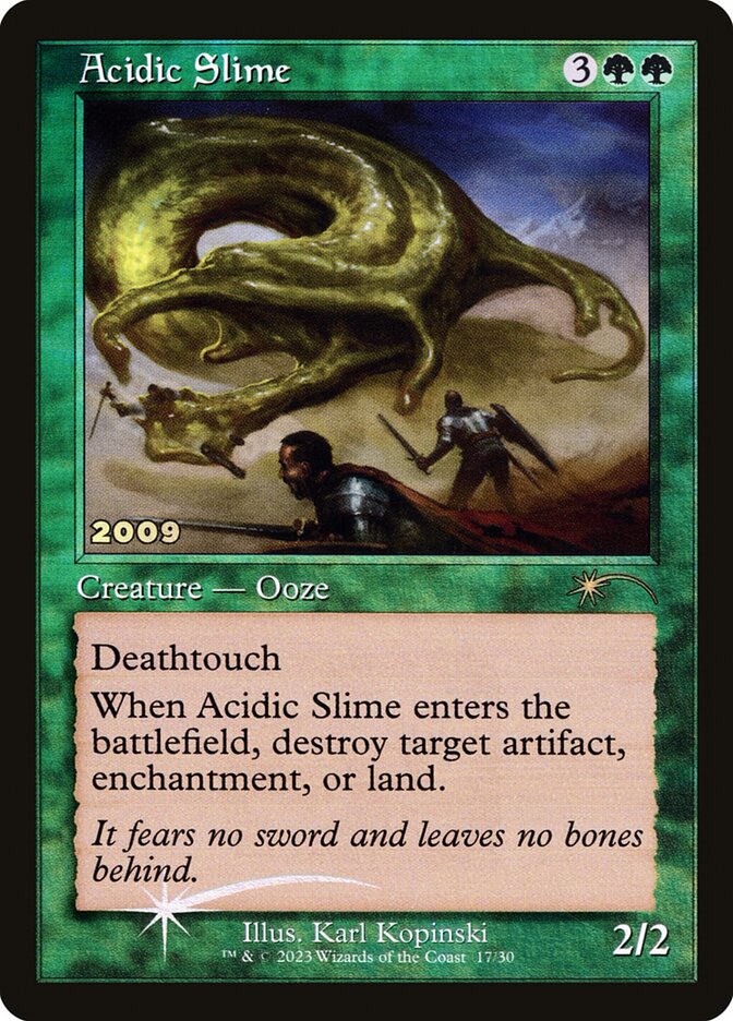 Acidic Slime 17 (30th Anniversary Promos)  - Foil | Good Games Modbury