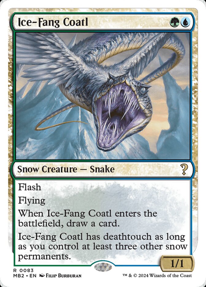 Ice-Fang Coatl 83/390 (Mystery Booster 2)  | Good Games Modbury