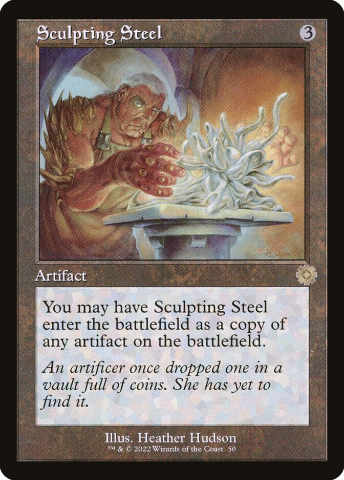 Sculpting Steel 50/63 (The Brothers' War: Retro Frame Artifacts)  | Good Games Modbury