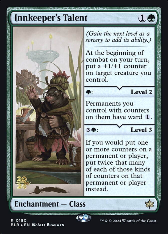 Innkeeper's Talent 180s/160 (Prerelease Cards)  - Foil | Good Games Modbury