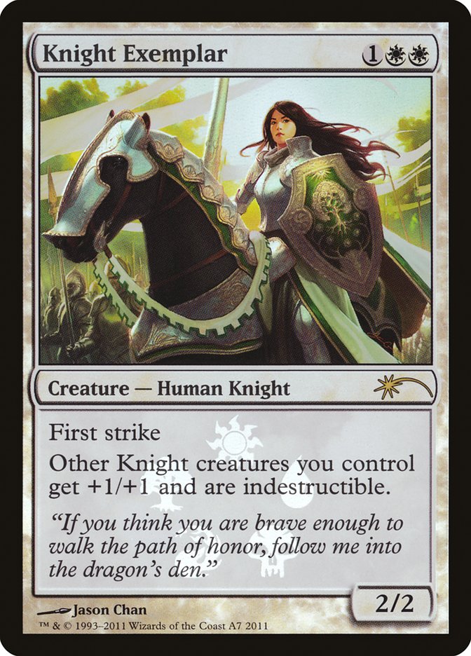 Knight Exemplar A7/6 (Media Promos)  - Foil | Good Games Modbury