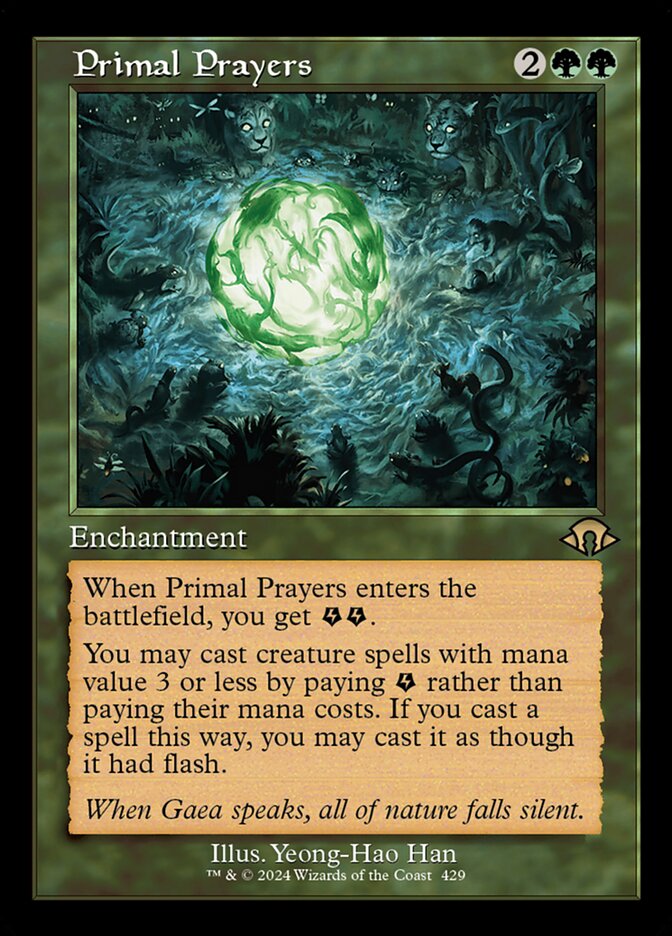 Primal Prayers 429 (Modern Horizons 3)  - Retro | Good Games Modbury