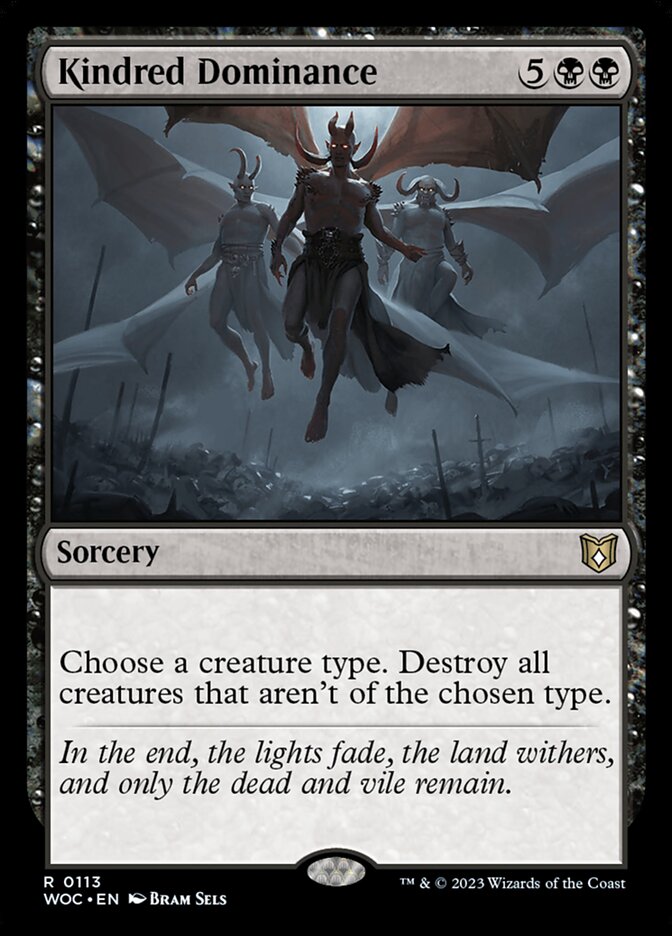 Kindred Dominance 113 (Commander: Wilds of Eldraine)  | Good Games Modbury