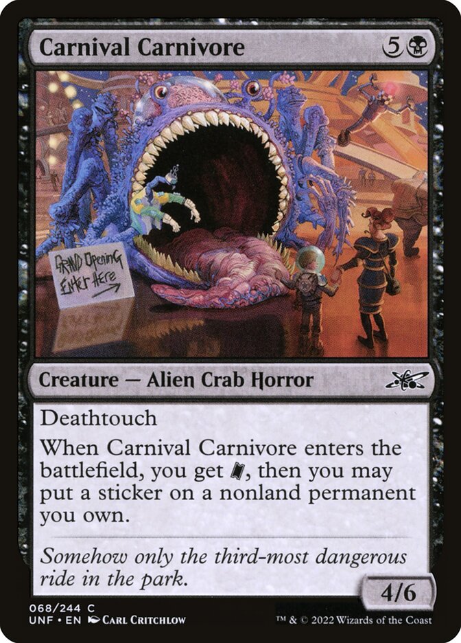 Carnival Carnivore 68/244 (Unfinity)  | Good Games Modbury