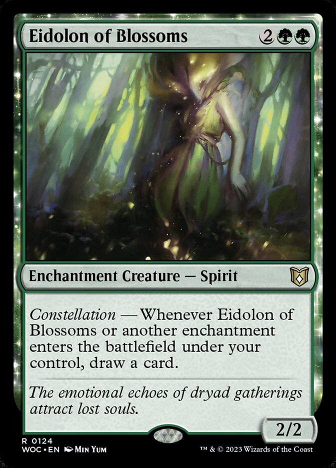 Eidolon of Blossoms 124/173 (Commander: Wilds of Eldraine)  | Good Games Modbury