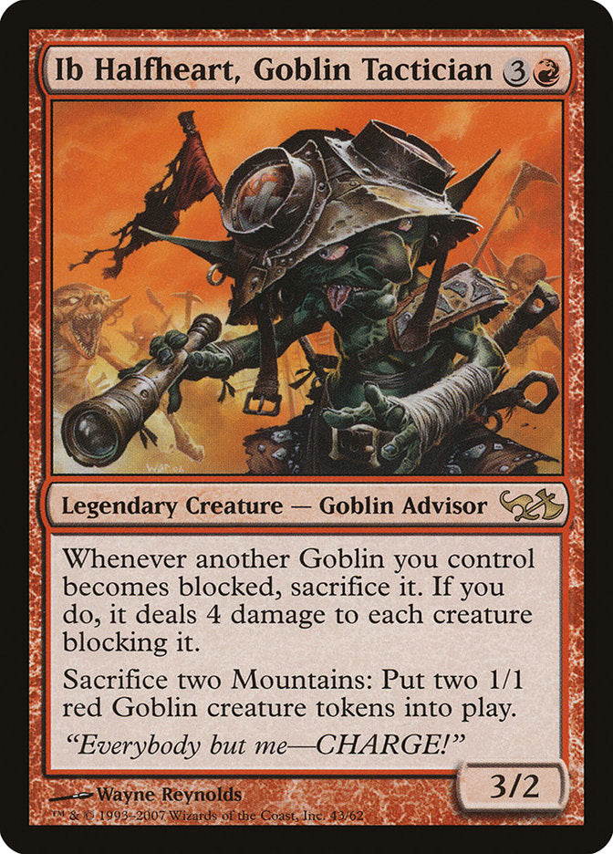 Ib Halfheart, Goblin Tactician 43/62 (Duel Decks: Elves vs. Goblins)  | Good Games Modbury