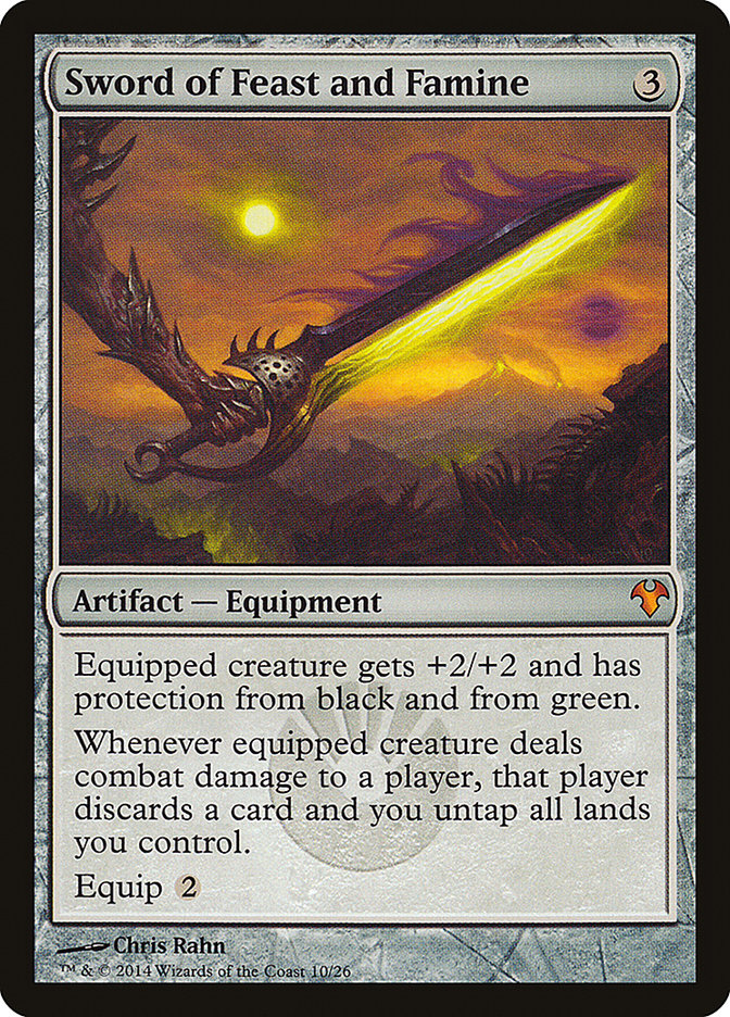 Sword of Feast and Famine 10/26 (Magic Modern Event Deck)  | Good Games Modbury