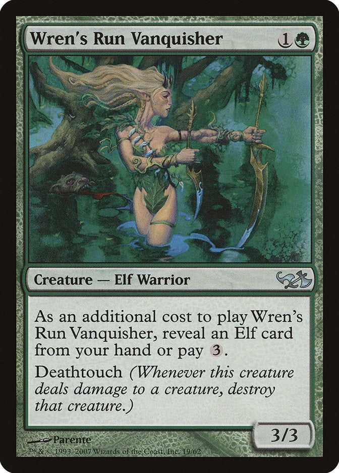 Wren's Run Vanquisher 19/62 (Duel Decks: Elves vs. Goblins)  | Good Games Modbury