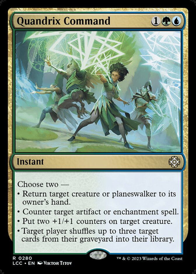 Quandrix Command 280/370 (Commander: The Lost Caverns of Ixalan)  | Good Games Modbury