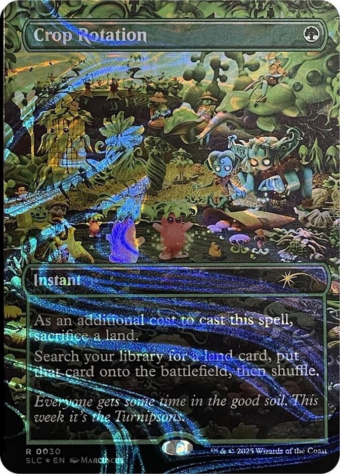 Crop Rotation 30 (Secret Lair Countdown Kit)  - Borderless Halo Foil | Good Games Modbury