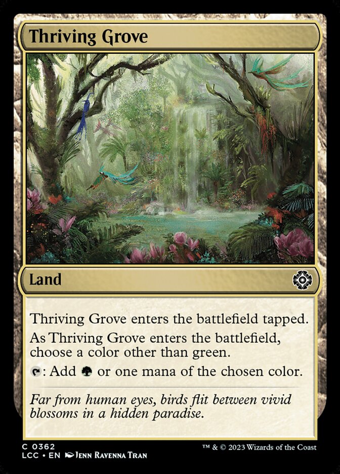 Thriving Grove 362/370 (Commander: The Lost Caverns of Ixalan)  | Good Games Modbury