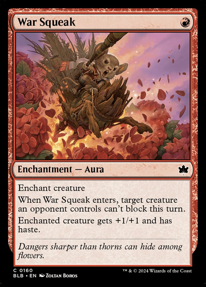 War Squeak 160/281 (Bloomburrow)  - Foil | Good Games Modbury