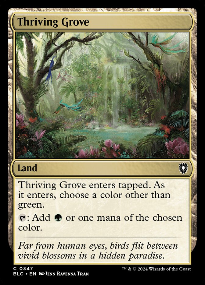 Thriving Grove 347 (Commander: Bloomburrow)  | Good Games Modbury