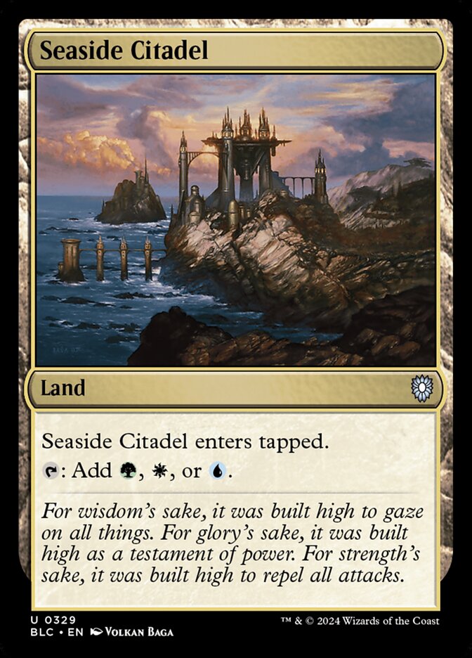 Seaside Citadel 329 (Commander: Bloomburrow)  | Good Games Modbury