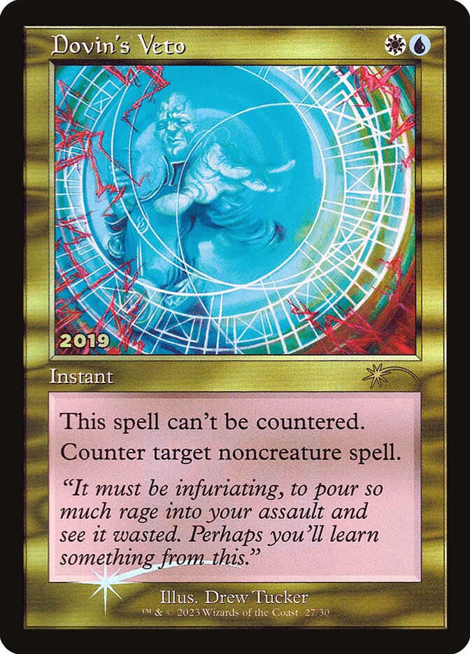 Dovins Veto 27 (30th Anniversary Promos)  - Foil | Good Games Modbury