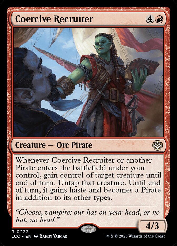 Coercive Recruiter 222/370 (Commander: The Lost Caverns of Ixalan)  | Good Games Modbury