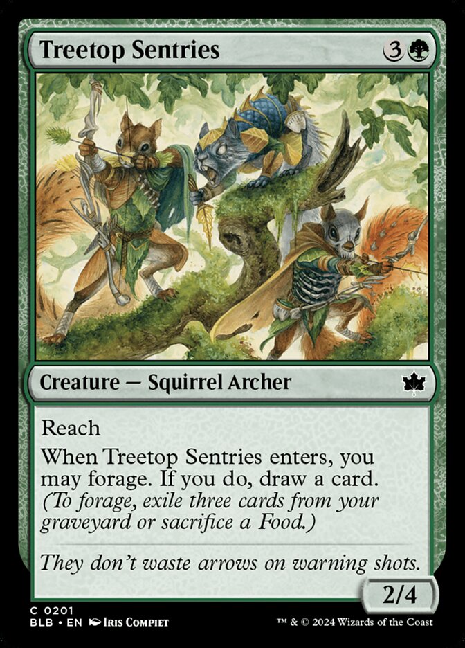 Treetop Sentries 201 (Bloomburrow)  | Good Games Modbury