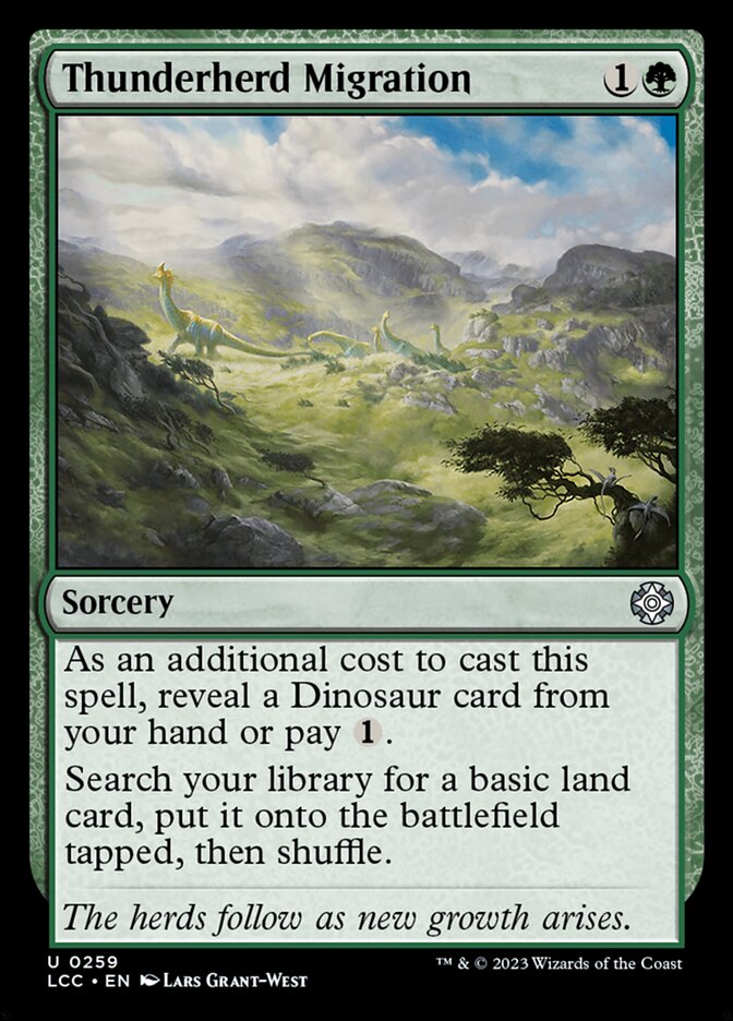 Thunderherd Migration 259/370 (Commander: The Lost Caverns of Ixalan)  | Good Games Modbury