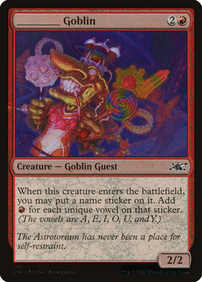 _____ Goblin 393/244 (Unfinity)  - Foil | Good Games Modbury