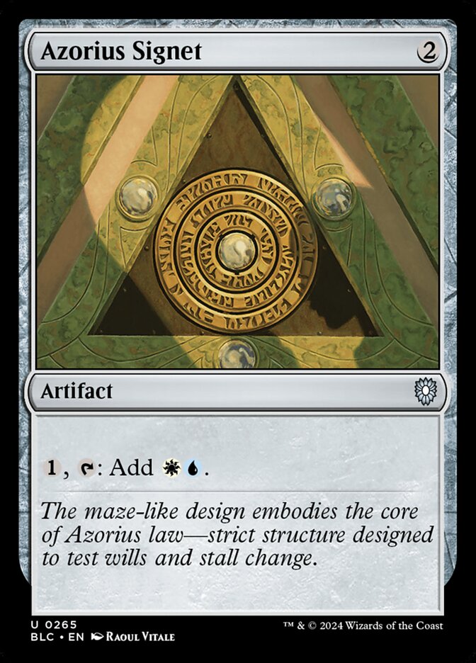 Azorius Signet 265 (Commander: Bloomburrow)  | Good Games Modbury