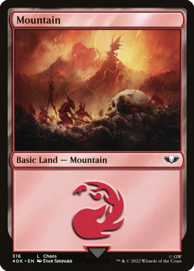 Mountain 316/617 (Universes Beyond: Warhammer 40,000)  | Good Games Modbury