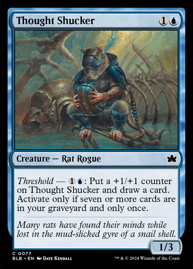 Thought Shucker 77 (Bloomburrow)  - Foil | Good Games Modbury