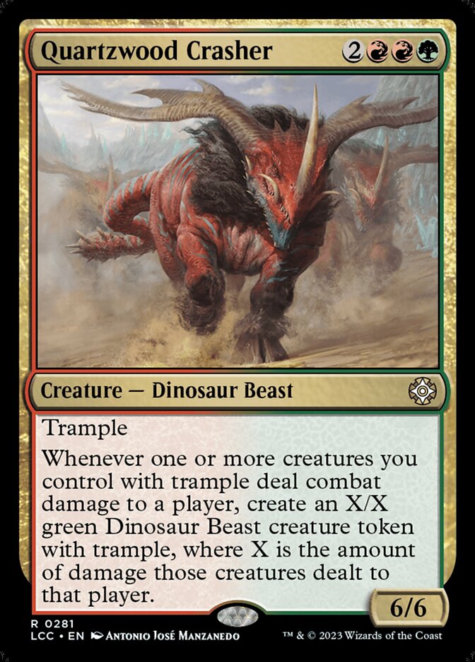 Quartzwood Crasher 281/370 (Commander: The Lost Caverns of Ixalan)  | Good Games Modbury