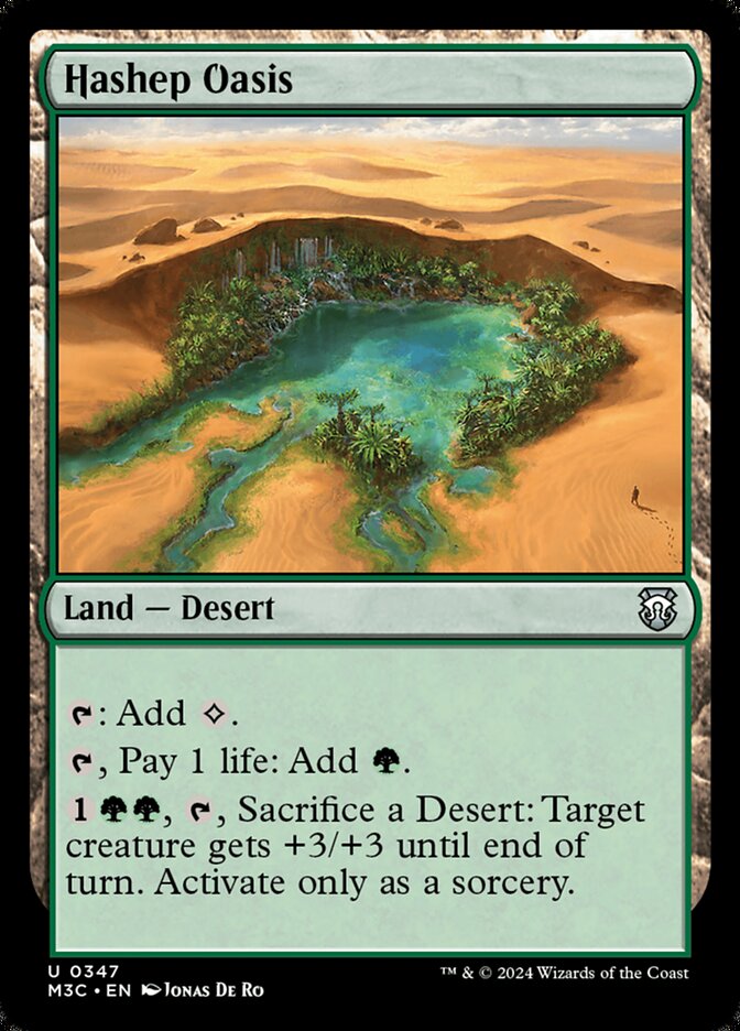 Hashep Oasis 347/411 (Commander: Modern Horizons 3)  | Good Games Modbury