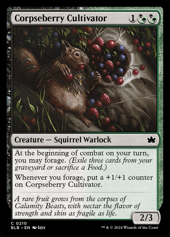 Corpseberry Cultivator 210/281 (Bloomburrow)  - Foil | Good Games Modbury