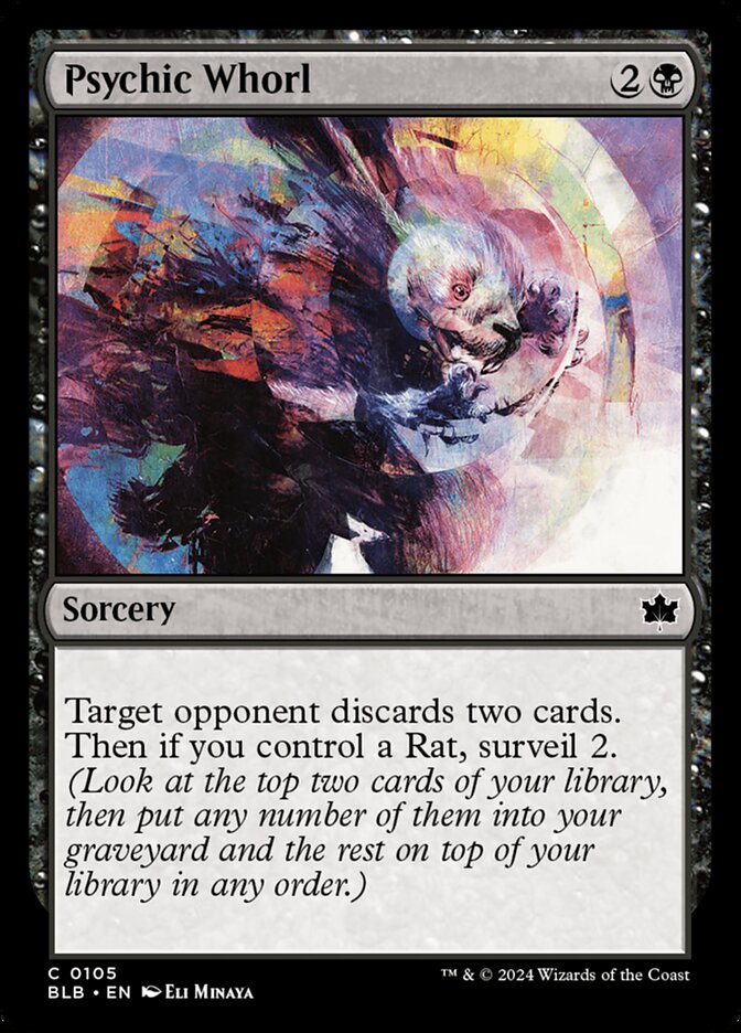 Psychic Whorl 105/281 (Bloomburrow)  - Foil | Good Games Modbury