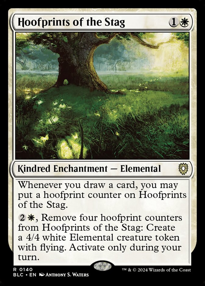Hoofprints of the Stag 140 (Commander: Bloomburrow)  | Good Games Modbury