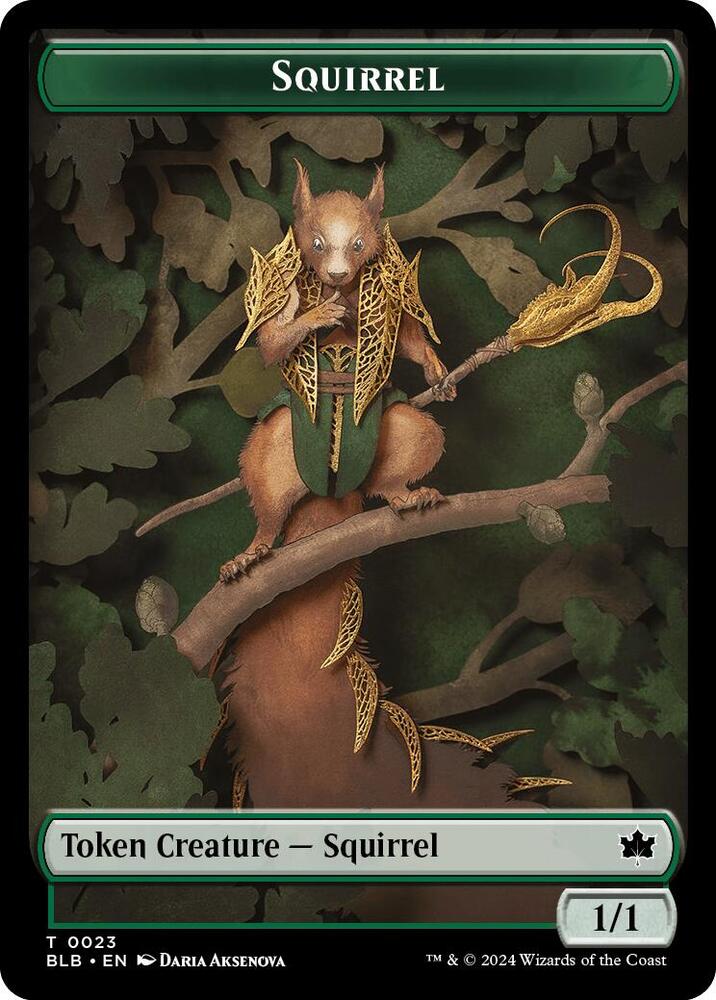 Squirrel Token 23 (Bloomburrow)  | Good Games Modbury