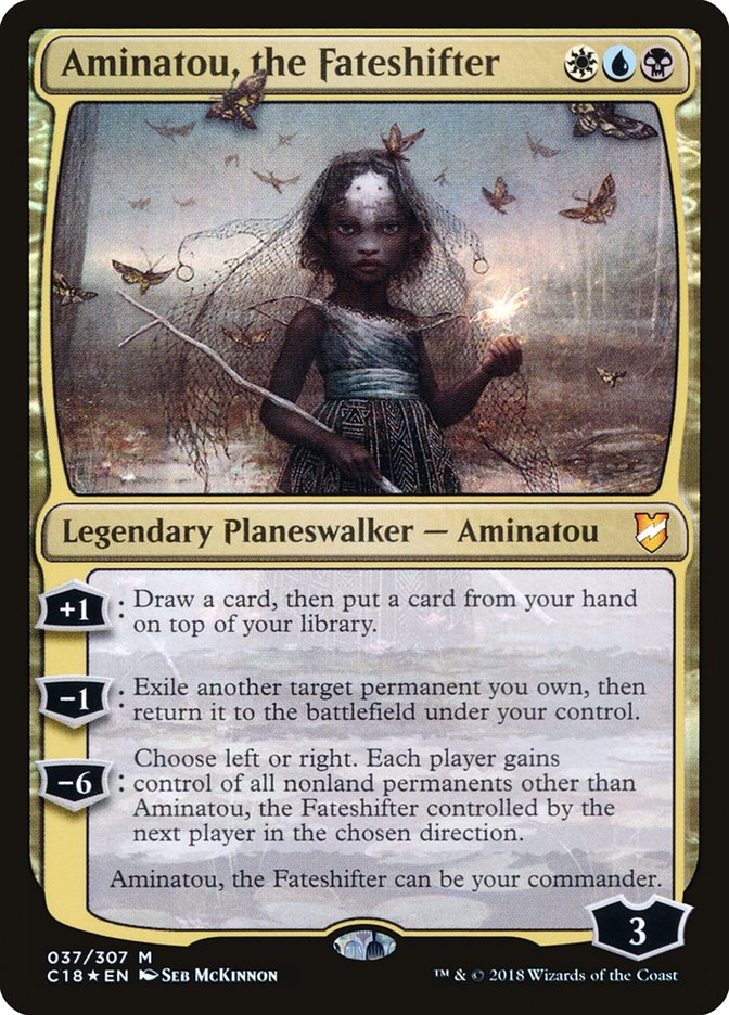 Aminatou, the Fateshifter 37/307 (Commander 2018)  - Foil | Good Games Modbury