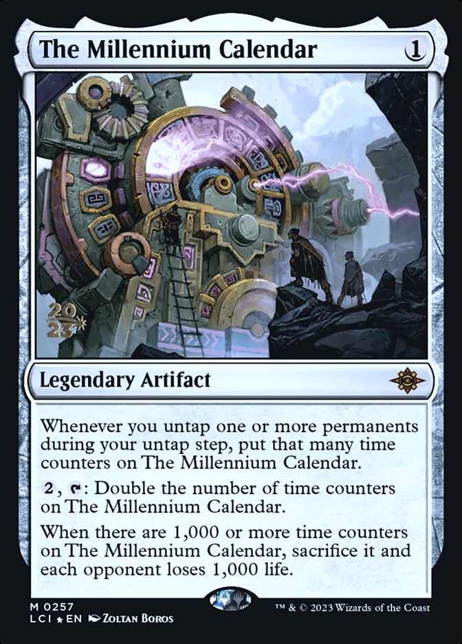 The Millennium Calendar 257s/138 (Prerelease Cards)  - Foil | Good Games Modbury