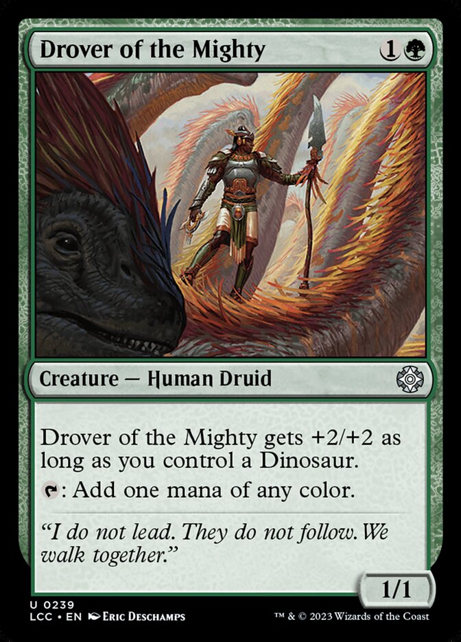 Drover of the Mighty 239/370 (Commander: The Lost Caverns of Ixalan)  | Good Games Modbury