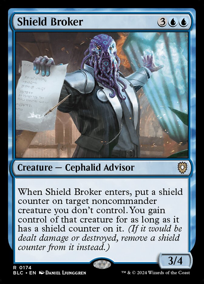 Shield Broker 174/40 (Commander: Bloomburrow)  | Good Games Modbury