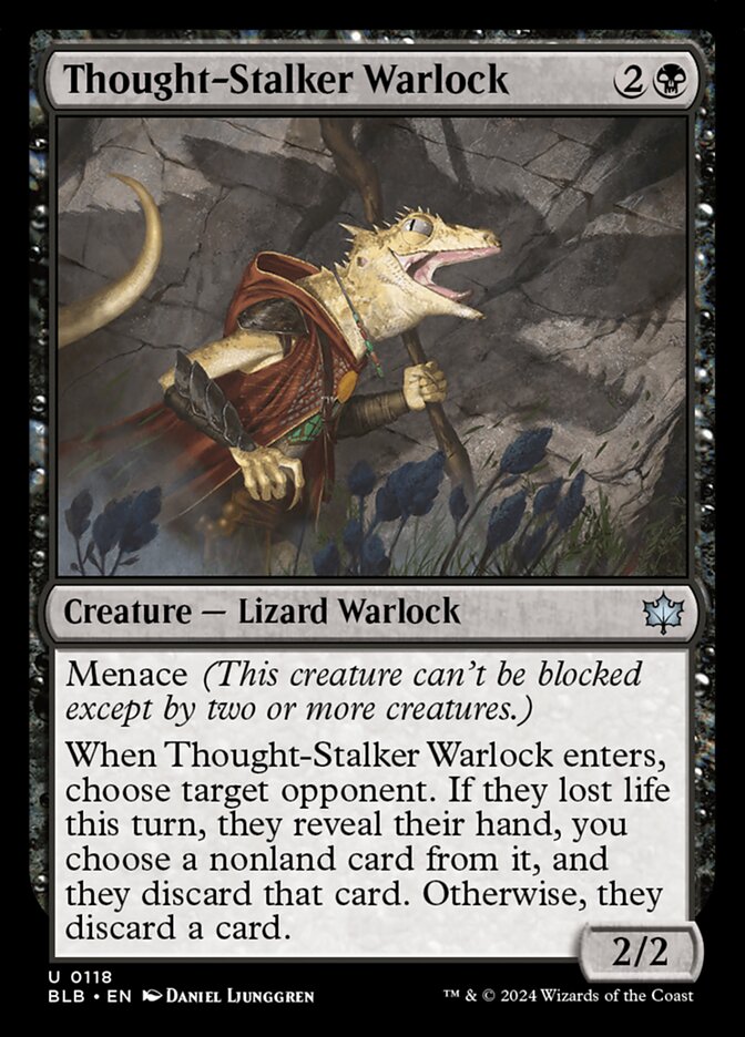 Thought-Stalker Warlock 118 (Bloomburrow)  | Good Games Modbury