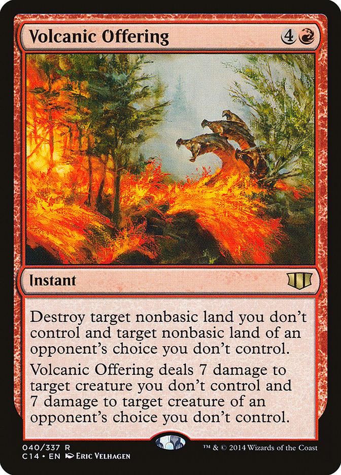 Volcanic Offering 40/337 (Commander 2014)  | Good Games Modbury