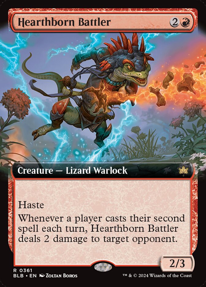 Hearthborn Battler 361/281 (Bloomburrow)  - Extended Art Foil | Good Games Modbury