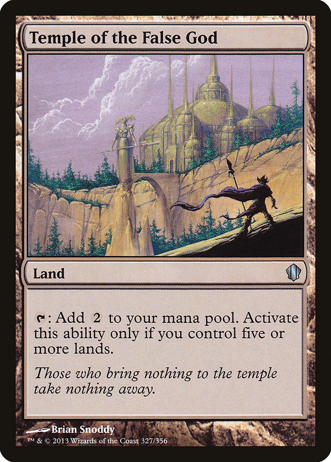 Temple of the False God 327/356 (Commander 2013)  | Good Games Modbury