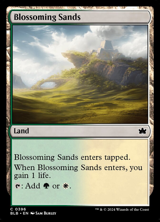 Blossoming Sands 396 (Bloomburrow)  | Good Games Modbury