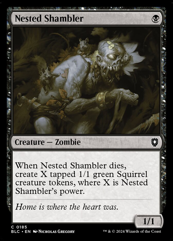 Nested Shambler 185 (Commander: Bloomburrow)  | Good Games Modbury