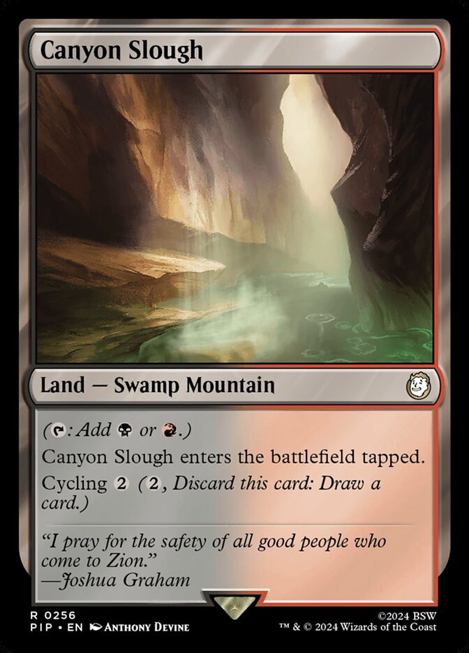 Canyon Slough 256/326 (Universes Beyond: Fallout)  | Good Games Modbury
