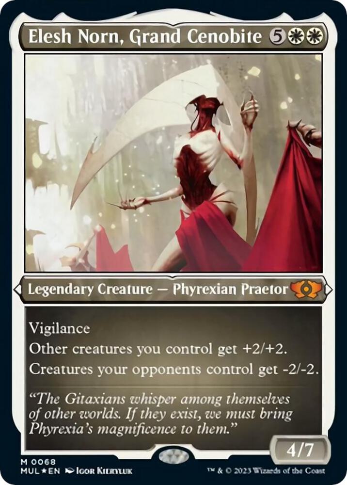 Elesh Norn, Grand Cenobite 68/65 (March of the Machine: Multiverse Legends)  - Etched Foil | Good Games Modbury